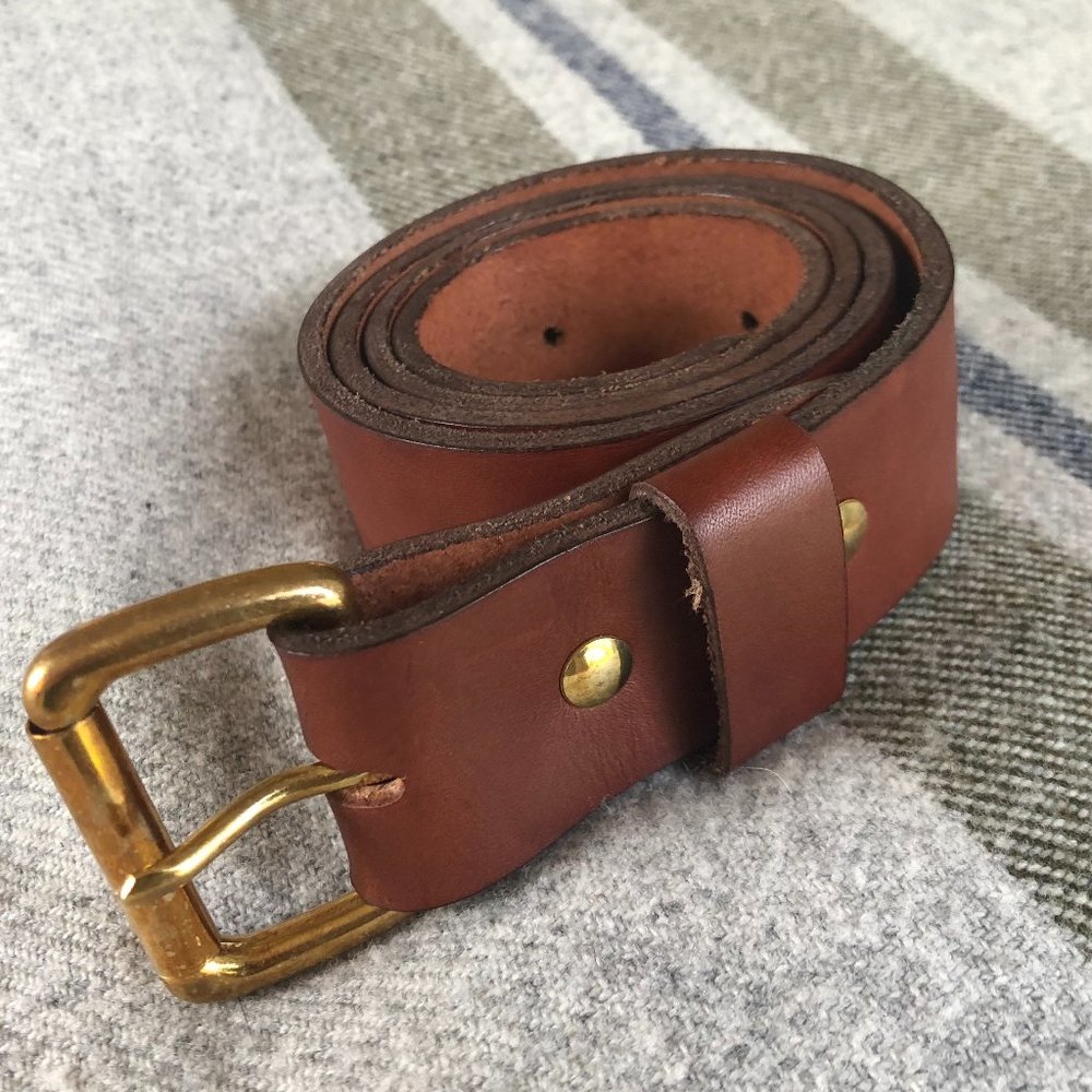 Red Clouds Collective Belt - Saddle Tan, Small